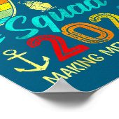 Cruise Squad 2026 Family Group Matching Summer Vac Poster (Hoek)