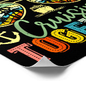 Cruise Squad 2026 Family Group Matching Summer Vac Poster (Hoek)