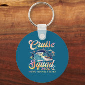 Cruise Squad 2026 Family Group Matching Summer Vac Sleutelhanger (Voorkant)