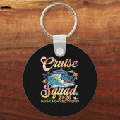 Cruise Squad 2026 Family Group Matching Summer Vac Sleutelhanger (Voorkant)