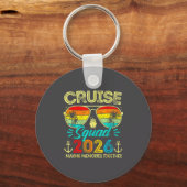Cruise Squad 2026 Family Group Matching Summer Vac Sleutelhanger (Voorkant)