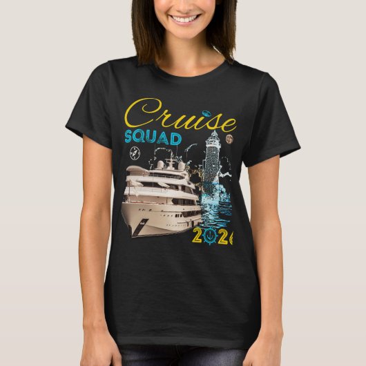 Cruise Squad 2026 Family Vacation T-shirt (Voorkant)
