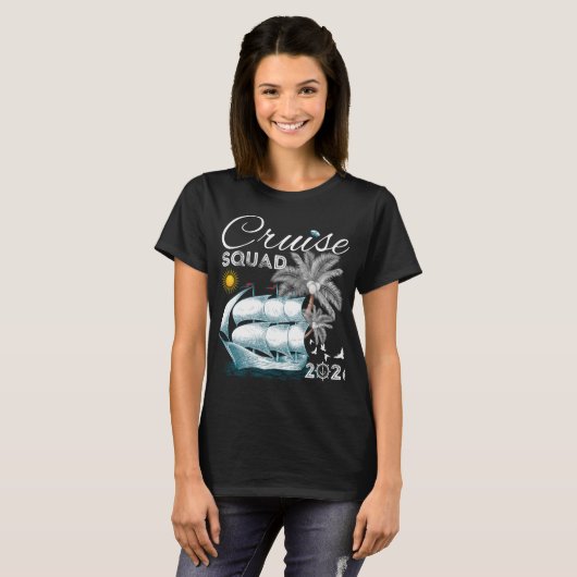 Cruise Squad 2026 Family Vacation T-shirt (Voorkant volledig)