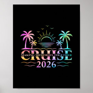 Cruise Squad 2026 Herinneringen Maken Samen Tie Dy Poster