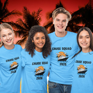 Cruise Squad 2026 Matching Groep Design T-shirt