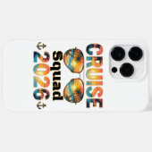 Cruise Squad 2026 - Retro Zonsondergang Case-Mate iPhone Case (Achterkant (horizontaal))
