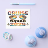 Cruise Squad 2026 - Retro Zonsondergang Flyer (Enkel)