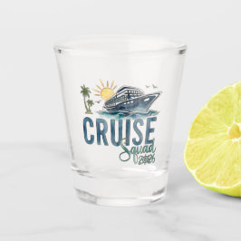 Cruise Squad 2026 Shot Glass Party Favor Glas