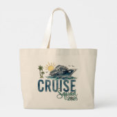 Cruise Squad 2026 Tote Bag Vacation (Achterkant)