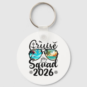 Cruise Squad 2026 Zomer Vakantie Familie Matching Sleutelhanger