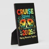 Cruise Squad 2026 Zomer Vakantie Fotoplaat (Zijkant)