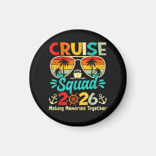 Cruise Squad 2026 Zomer Vakantie Matching Familie Magneet