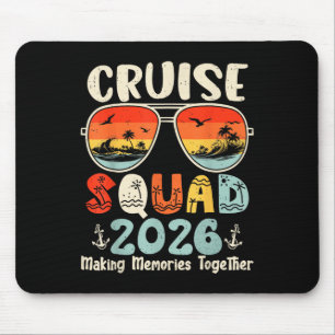 Cruise Squad 2026 Zomer Vakantie Matching Familie Muismat