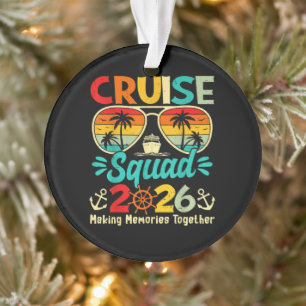 Cruise Squad 2026 Zomer Vakantie Matching Familie Ornament