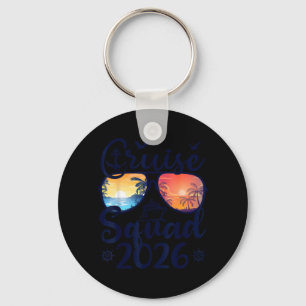 Cruise Squad 2026 Zomer Vakantie Matching Familie Sleutelhanger