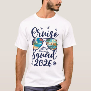 Cruise Squad 2026 Zomer Vakantie Matching Familie T-shirt