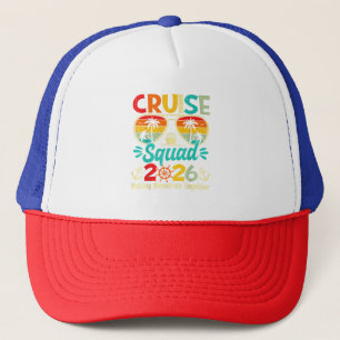 Cruise Squad 2026 Zomer Vakantie Matching Familie Trucker Pet