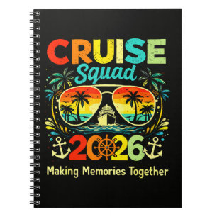 Cruise Squad 2026 Zomer Vakantie Notitieboek