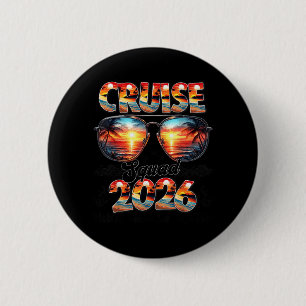 Cruise Squad 2026 Zomer Vakantie Overeenkomen Fami Ronde Button 5,7 Cm