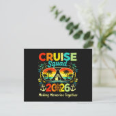Cruise Squad 2026 Zomer Vakantie Save The Date (Staand voorkant)