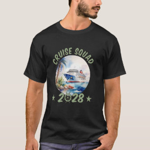 Cruise Squad 2028 Familie Cruise Avontuur T-shirt