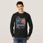 Cruise Squad 4th Of July Vacation Matching Family T-shirt (Voorkant volledig)