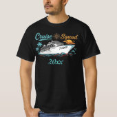 Cruise Squad Aangepaste Naam Gepersonaliseerde Vak T-shirt (Voorkant)