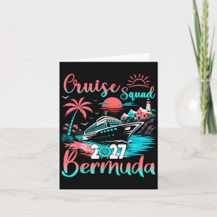 Cruise squad bermuda 2027 tropische vakantie famil kaart