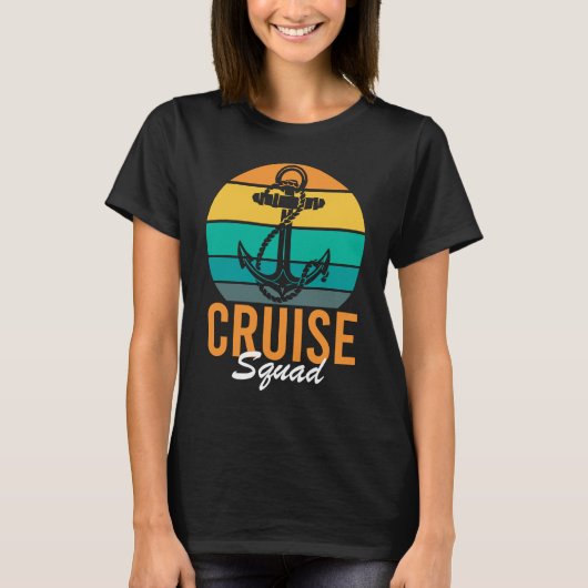 Cruise Squad Family Matching Cruise Trip Vacking T-shirt (Voorkant)