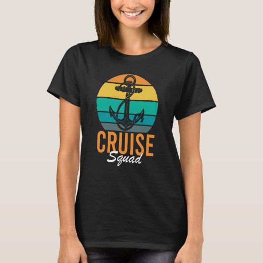Cruise Squad Family Matching Cruise Trip Vacking T-shirt (Voorkant)