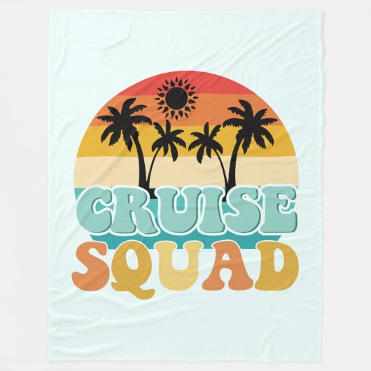 Cruise Squad Fleece Deken (Voorkant)