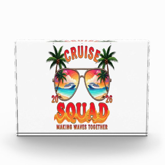 Cruise Squad Maakt Golven Samen Zomer Fotoblokken (Voorkant)