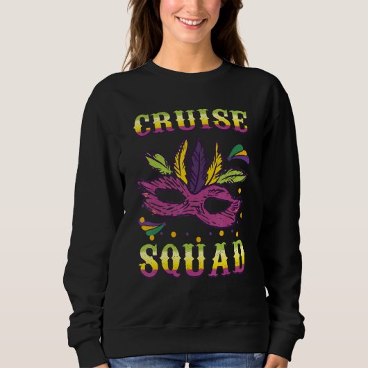 Cruise Squad Mask Masquerade Festival Parade Trui (Voorkant)