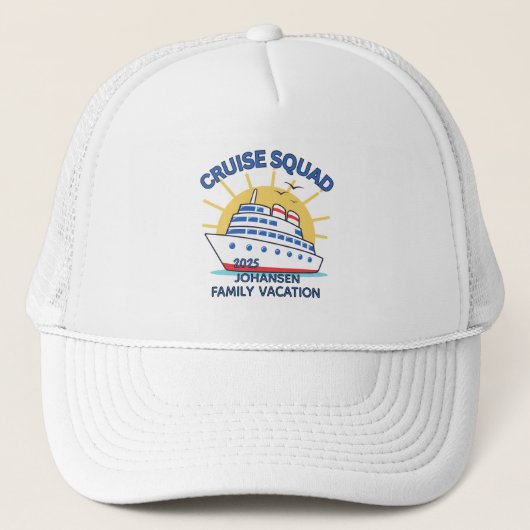 Cruise Squad Matching Family Cruise Trucker Pet (Voorkant)