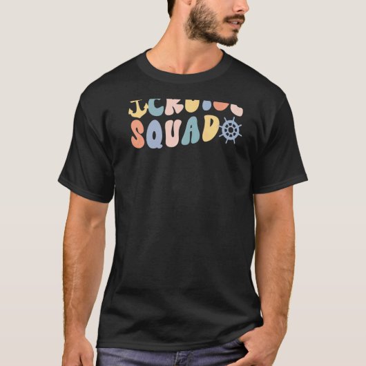 Cruise Squad Matching Family Vacking Trip Print o T-shirt (Voorkant)