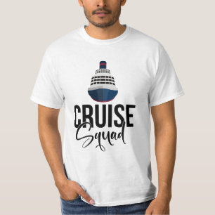 Cruise Squad met groot schip voor gezinsvakantie T-shirt