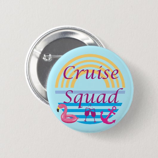 Cruise Squad Ronde Button 5,7 Cm (Voorkant /achterkant)