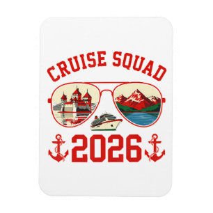 Cruise Squad Zwitserland Vakantie Trip 2026 Magneet