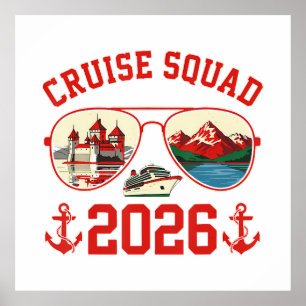 Cruise Squad Zwitserland Vakantietrip 2026 Poster
