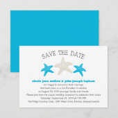 Cruise Starfish Boarding Pass Wedding Save The Date (Voorkant / Achterkant)