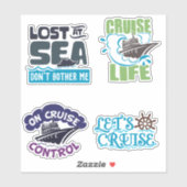 Cruise Stickers set 1 vakantieschip (Vel)