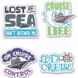 Cruise Stickers set 1 vakantieschip