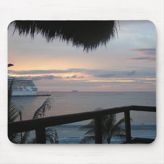Cruise Sunset Mousepad Muismat (Voorkant)