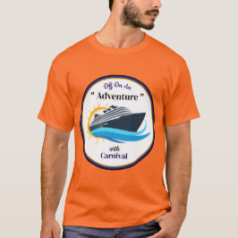 Cruise T.Shirt voor Carnival Adventure Cruise T-shirt