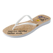 Cruise Teenslippers Adult Slim Straps Zeeen de dag (Schuin)