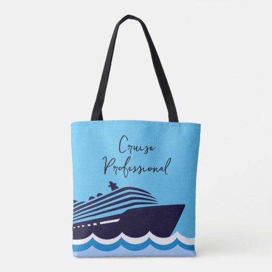 Cruise thema gepersonaliseerde Canvas tas (Achterkant)