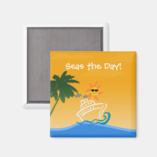 Cruise thema magneet (Voorkant / Achterkant)