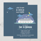 Cruise to Nowhere Invitation Kaart (Voorkant / Achterkant)