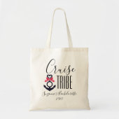 Cruise Tribe Girl's Trip Bachelorette Vacation Tote Bag (Voorkant)