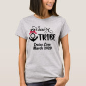 Cruise Tribe Girl's Trip Weekend Bachelorette T-shirt (Voorkant)